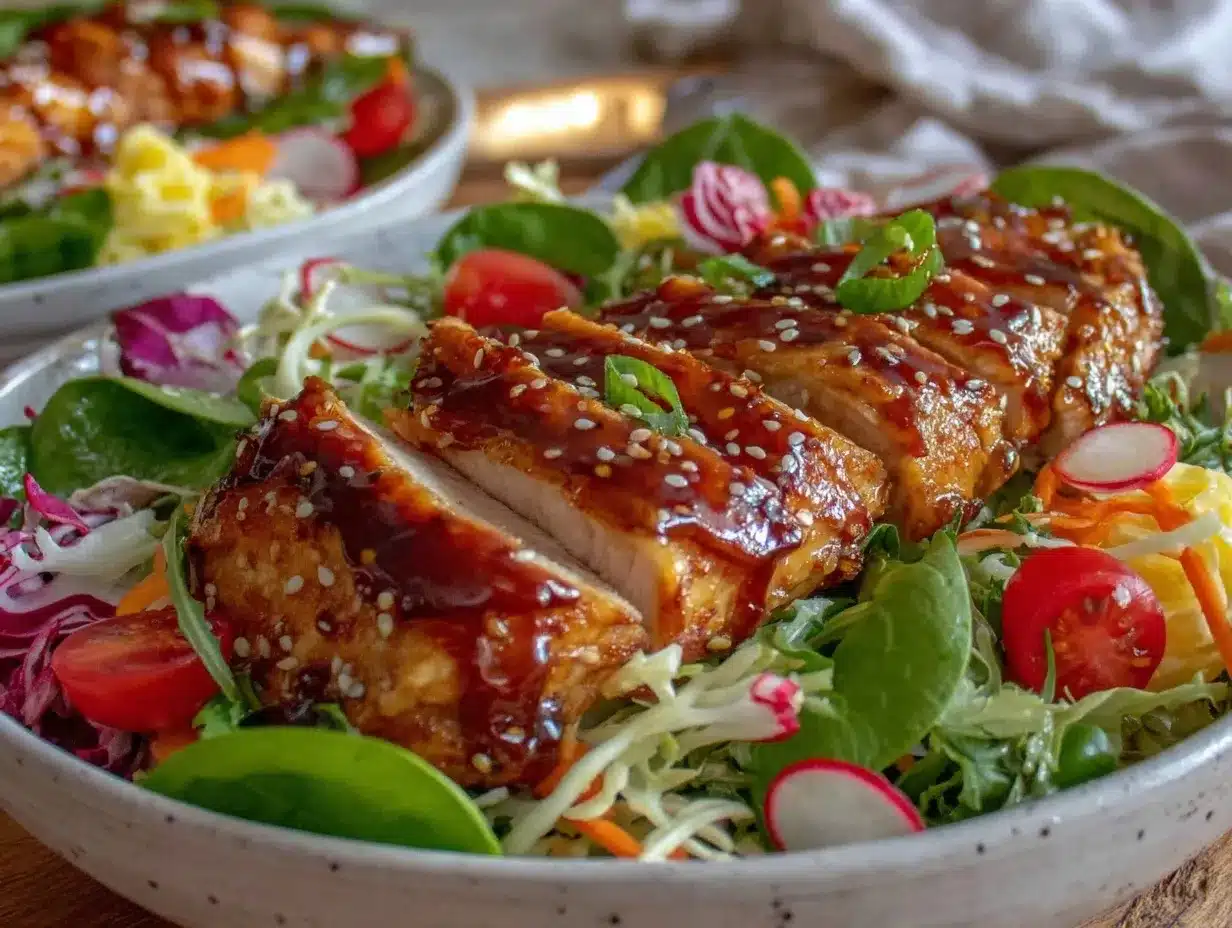 fresh spring salad turkey preparation steps