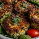 fresh spring salad with quinoa muffins - featured image