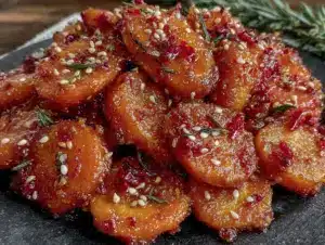 honey sriracha glazed carrots - featured image