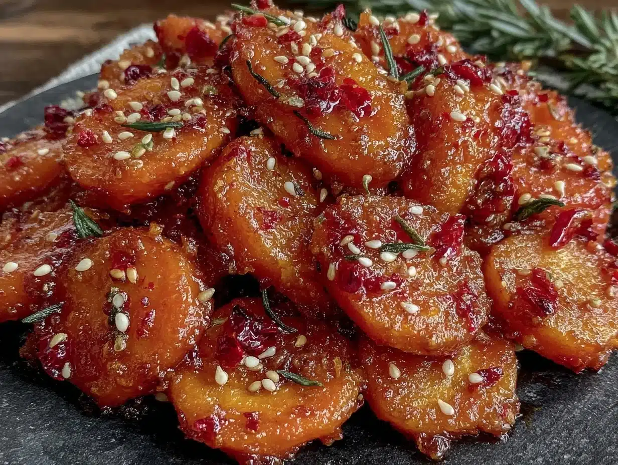 honey sriracha glazed carrots - featured image