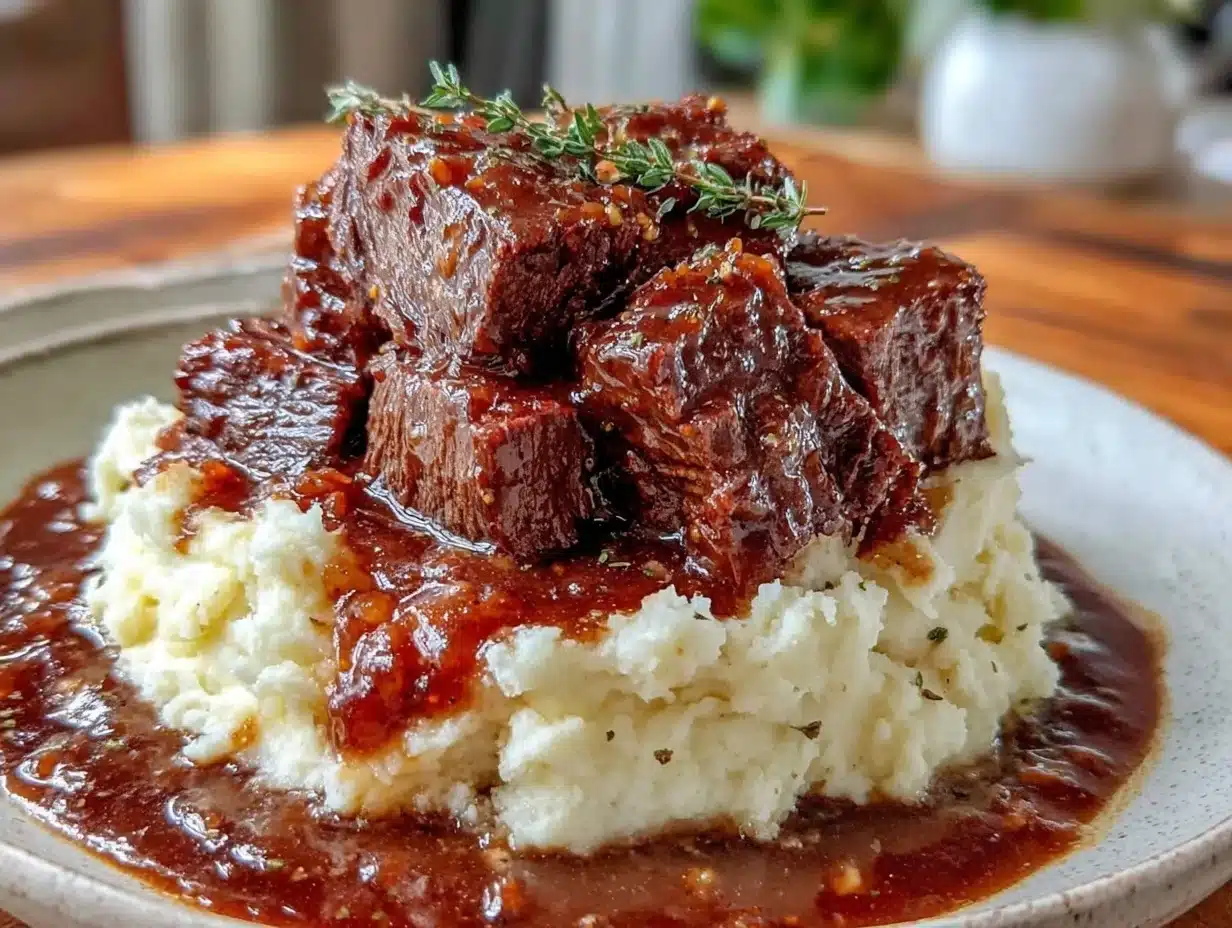 instant pot beef tips - featured image