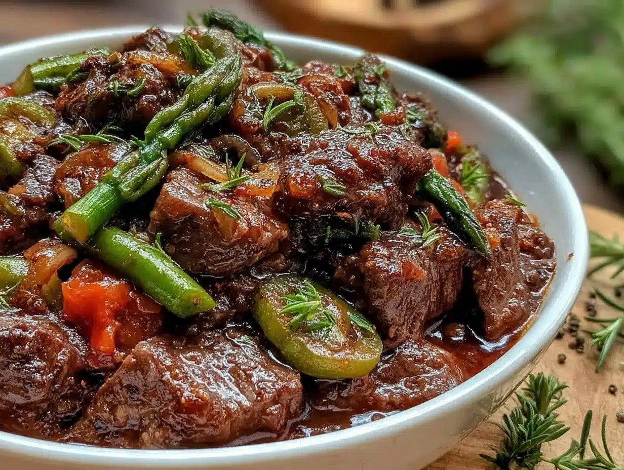 Instant Pot Beef with Cajun Spice preparation steps