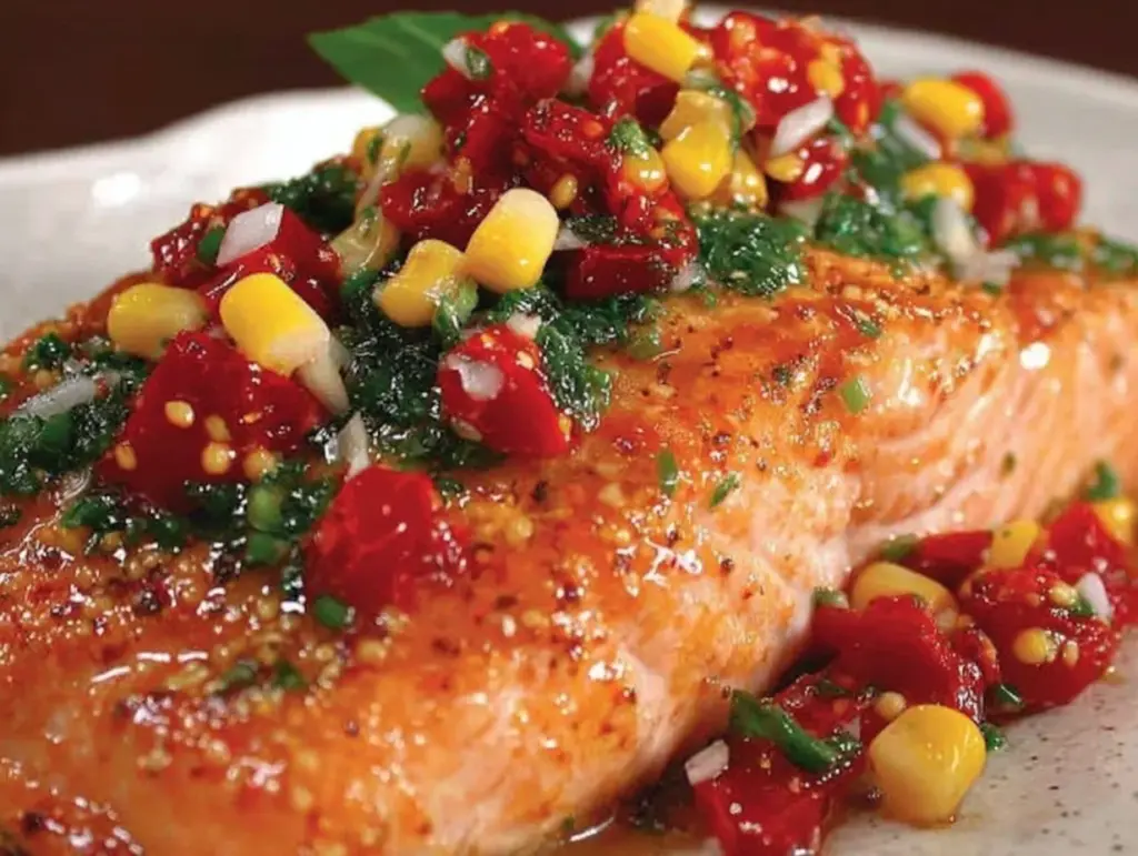 Instant Pot summer salmon - featured image