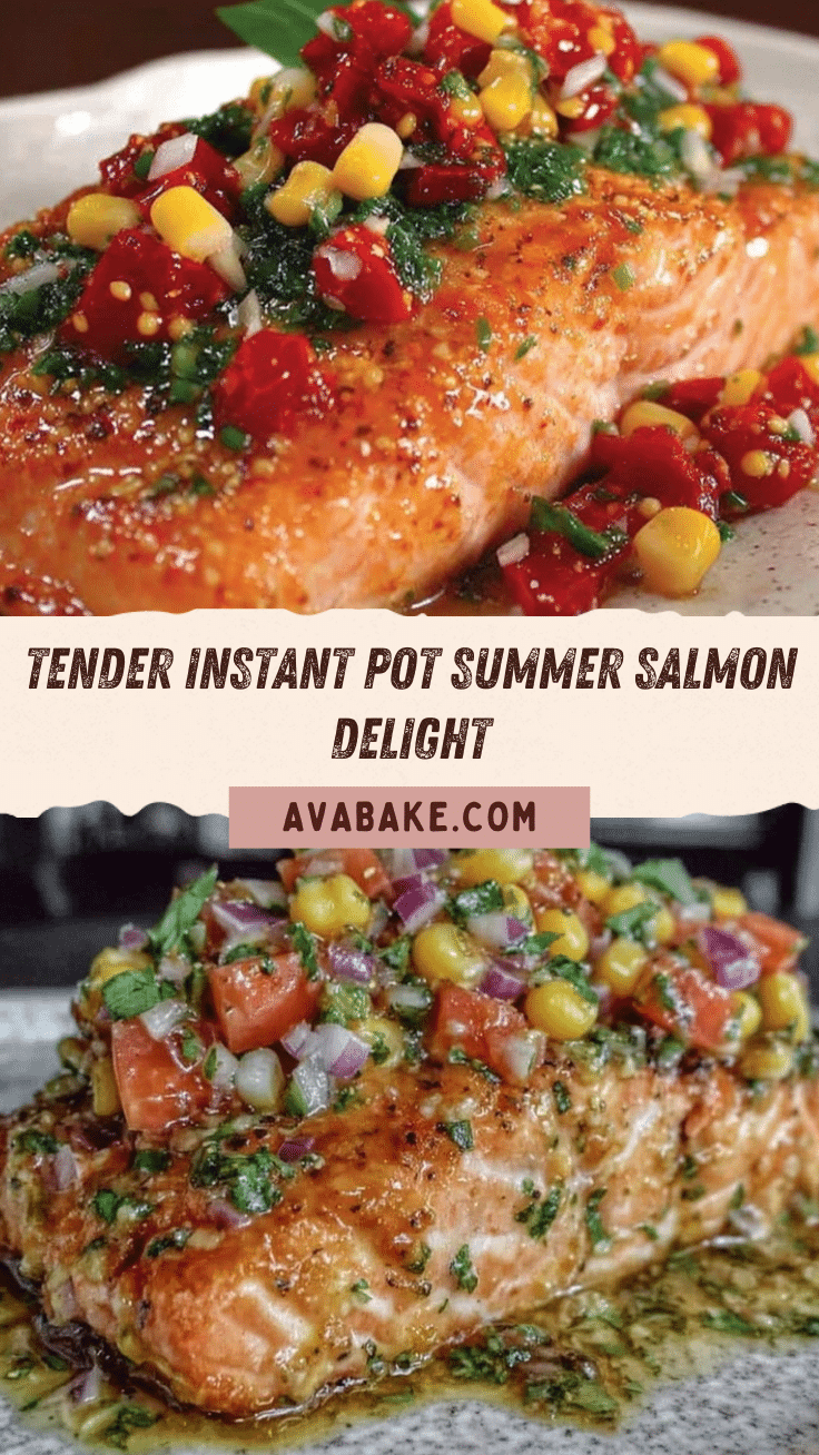 Instant Pot summer salmon recipe