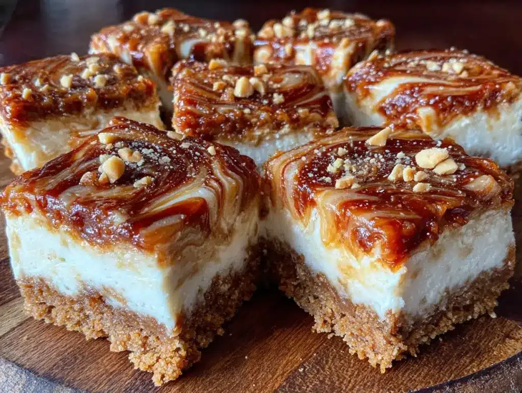 No-Bake Peanut Butter Cheesecake Bars - featured image