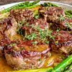 one-pan spring pork with brown butter - featured image