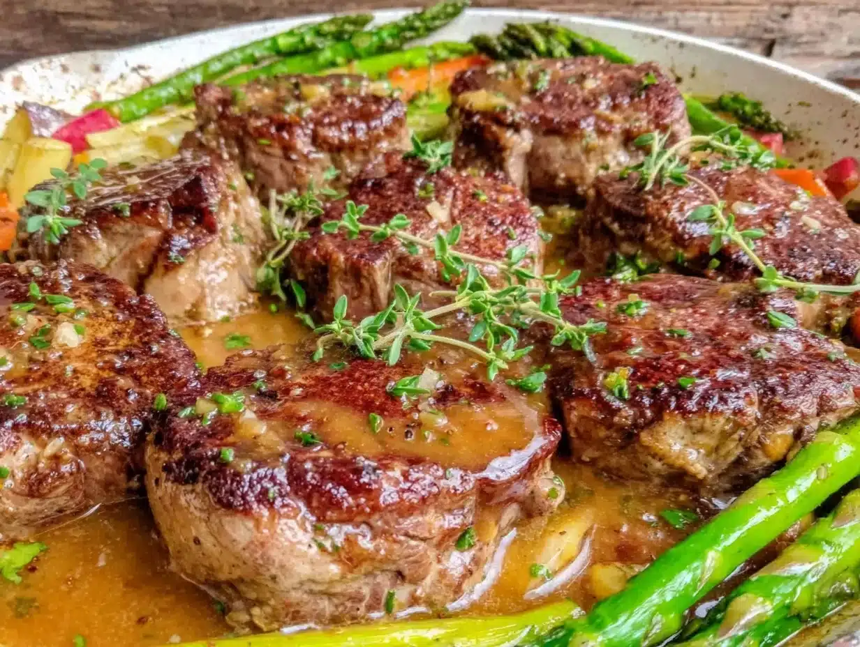 one-pan spring pork with brown butter - featured image