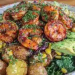 one-pot shrimp salad bowl - featured image