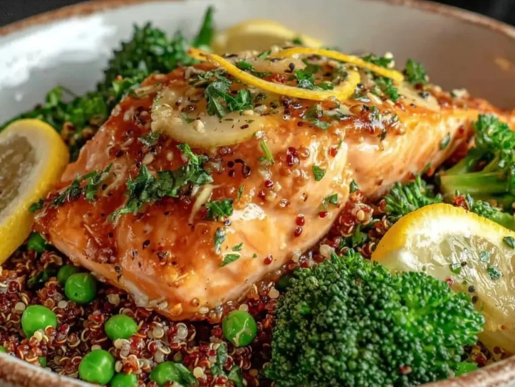 one-pot St Patrick’s Day salmon with quinoa - featured image