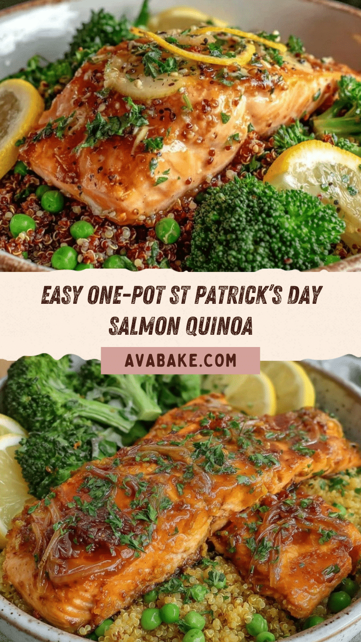 one-pot St Patrick’s Day salmon with quinoa recipe