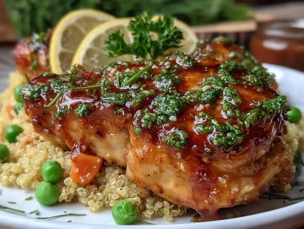Quick 15-Minute St Patrick’s Day Chicken with Quinoa preparation steps
