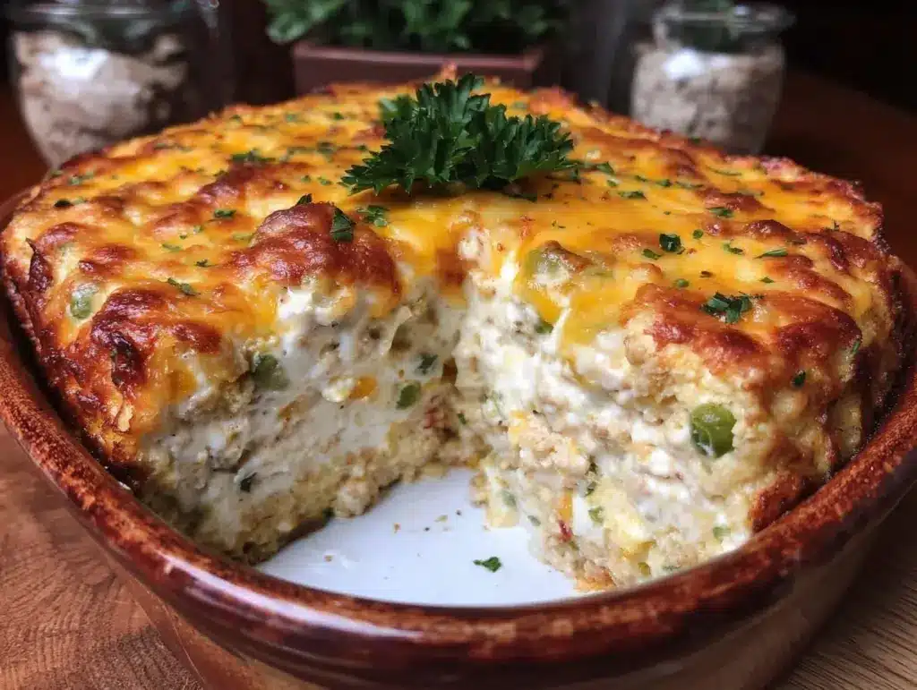 Quick Savory St Patrick’s Day Turkey Casserole - featured image