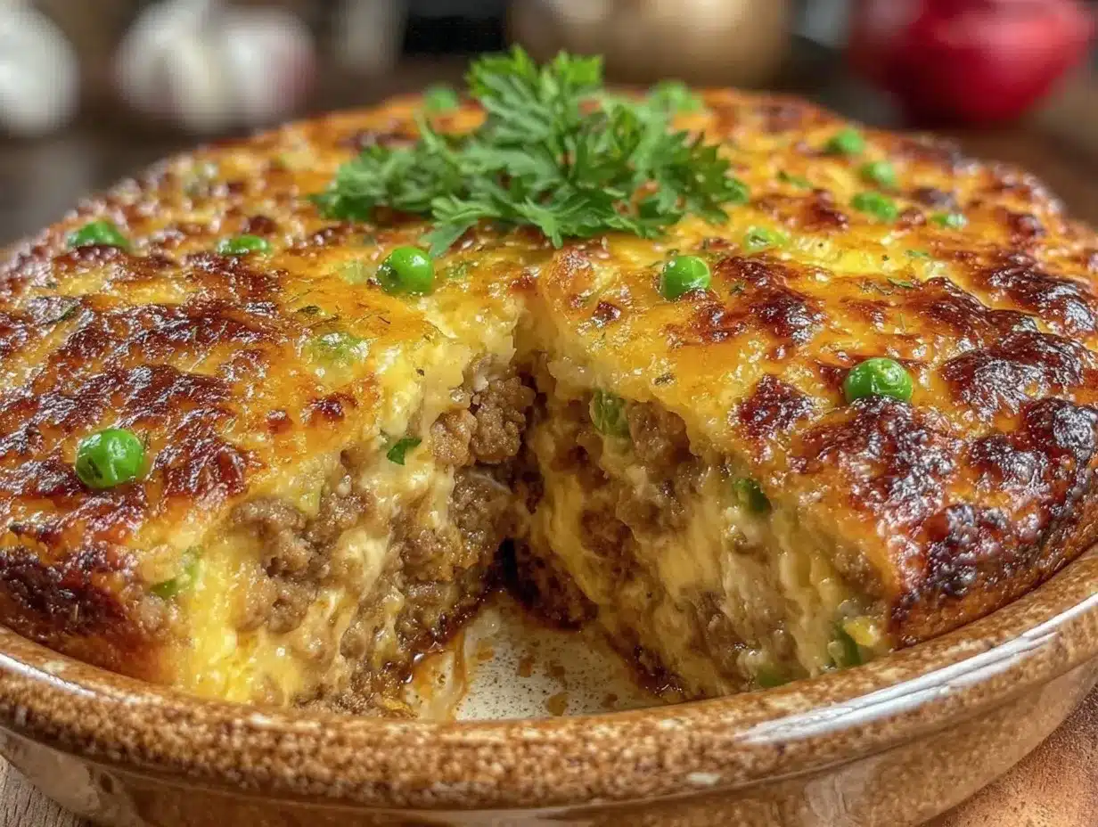 Quick Savory St Patrick’s Day Turkey Casserole preparation steps