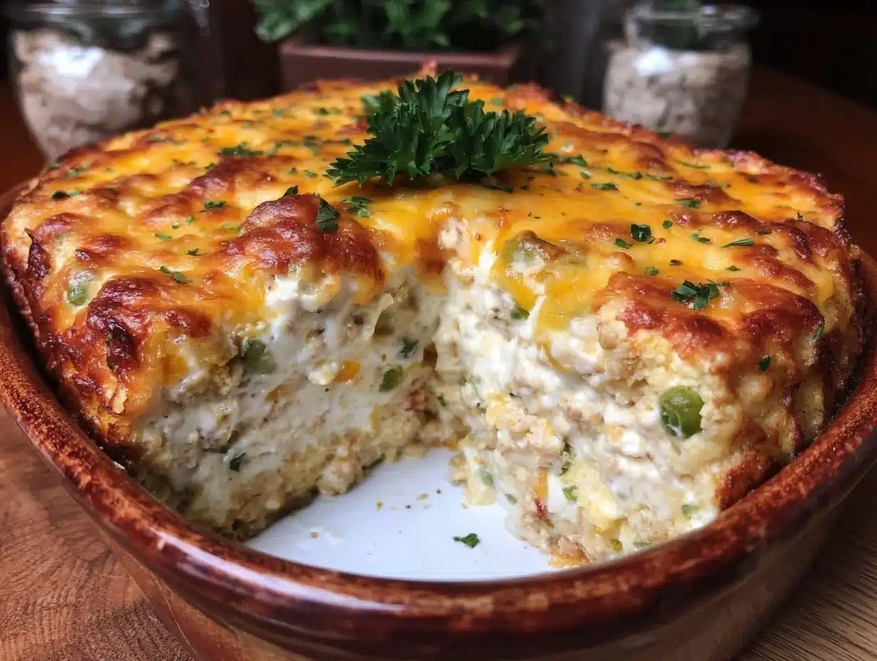 Quick Savory St Patrick’s Day Turkey Casserole - featured image