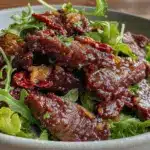 quick tender spring salad beef - featured image