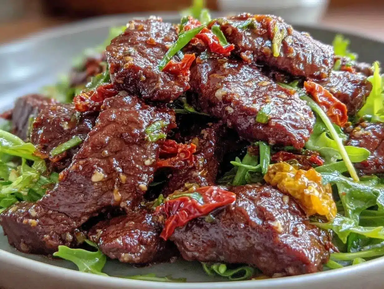 quick tender spring salad beef preparation steps