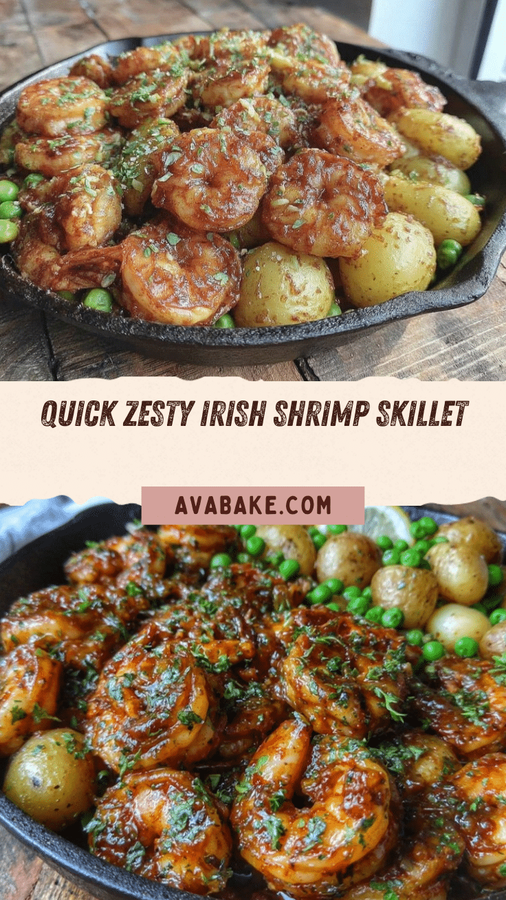 quick zesty irish appetizers shrimp skillet recipe