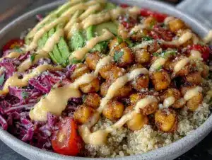 quinoa power bowl - featured image