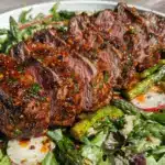 roasted spring lamb salad - featured image