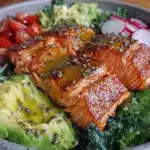 salmon salad bowl - featured image