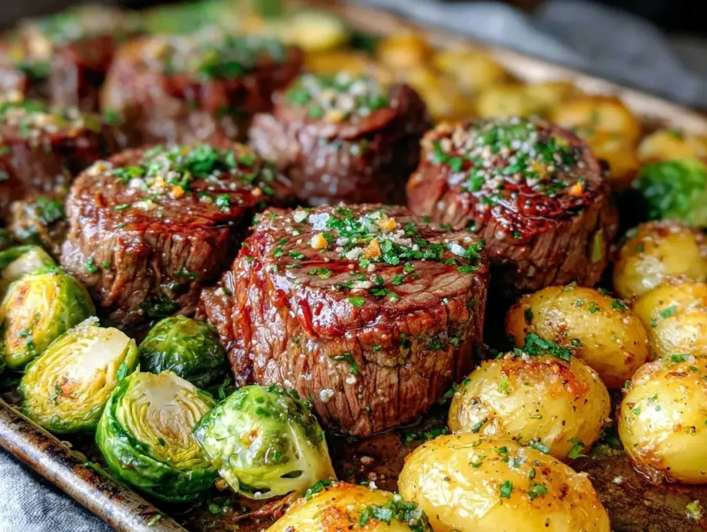 sheet pan patricks day beef - featured image