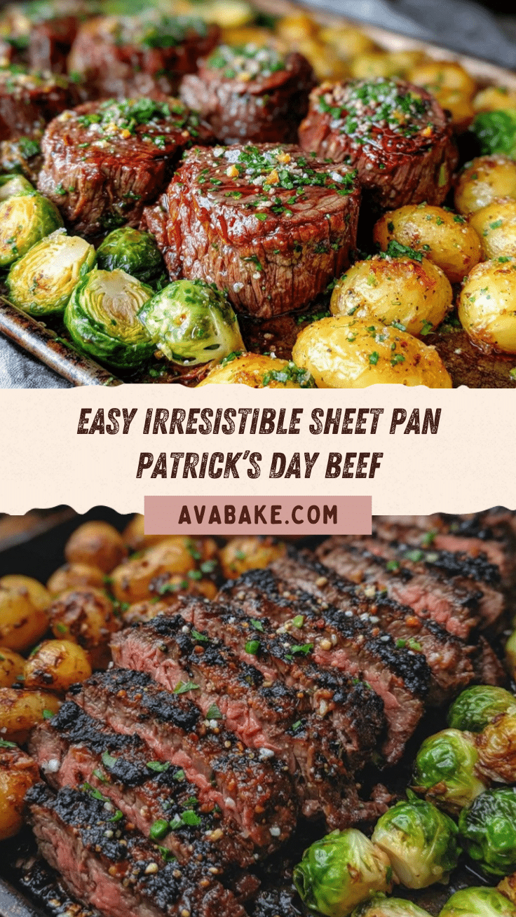 sheet pan patricks day beef recipe