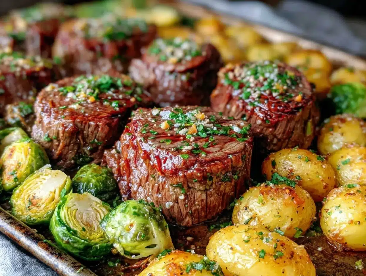sheet pan patricks day beef - featured image