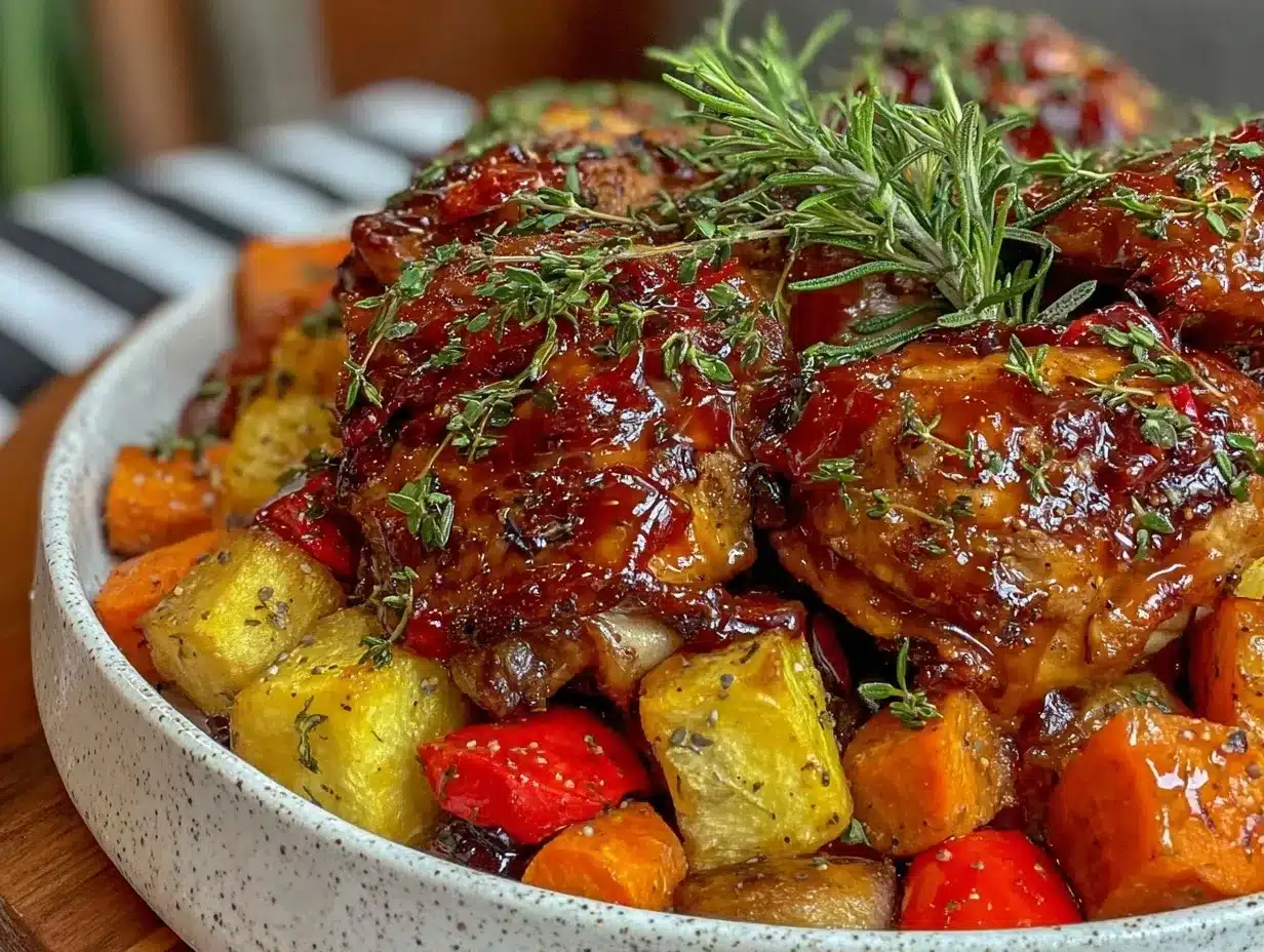 slow cooker honey balsamic chicken preparation steps