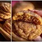 soft batch brown butter snickerdoodle cookies - featured image
