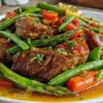 spring pork sheet pan soup - featured image