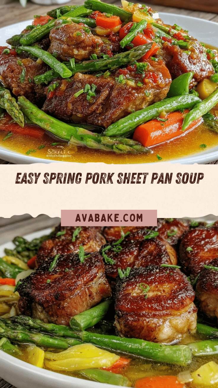 spring pork sheet pan soup recipe