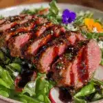 spring salad lamb recipe - featured image