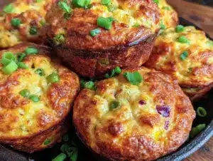 spring skillet muffins - featured image