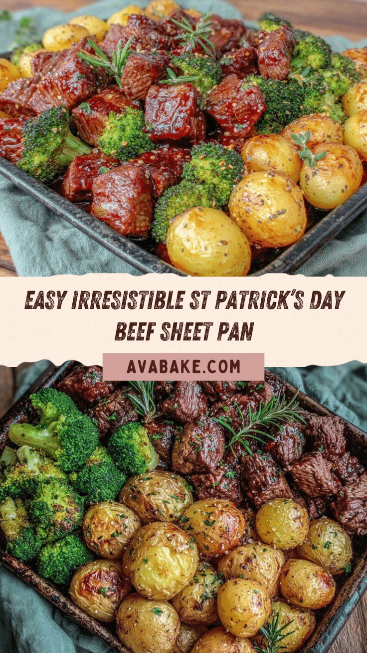 st patrick’s day beef sheet pan dinner recipe