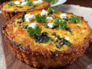 st patrick’s day quinoa tart - featured image