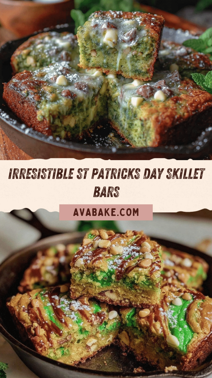st patrick’s day skillet bars recipe