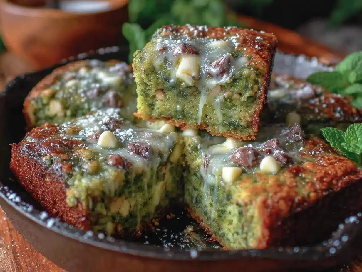 st patrick’s day skillet bars - featured image
