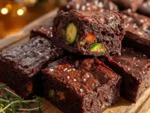 st patricks day roasted veggie brownies - featured image