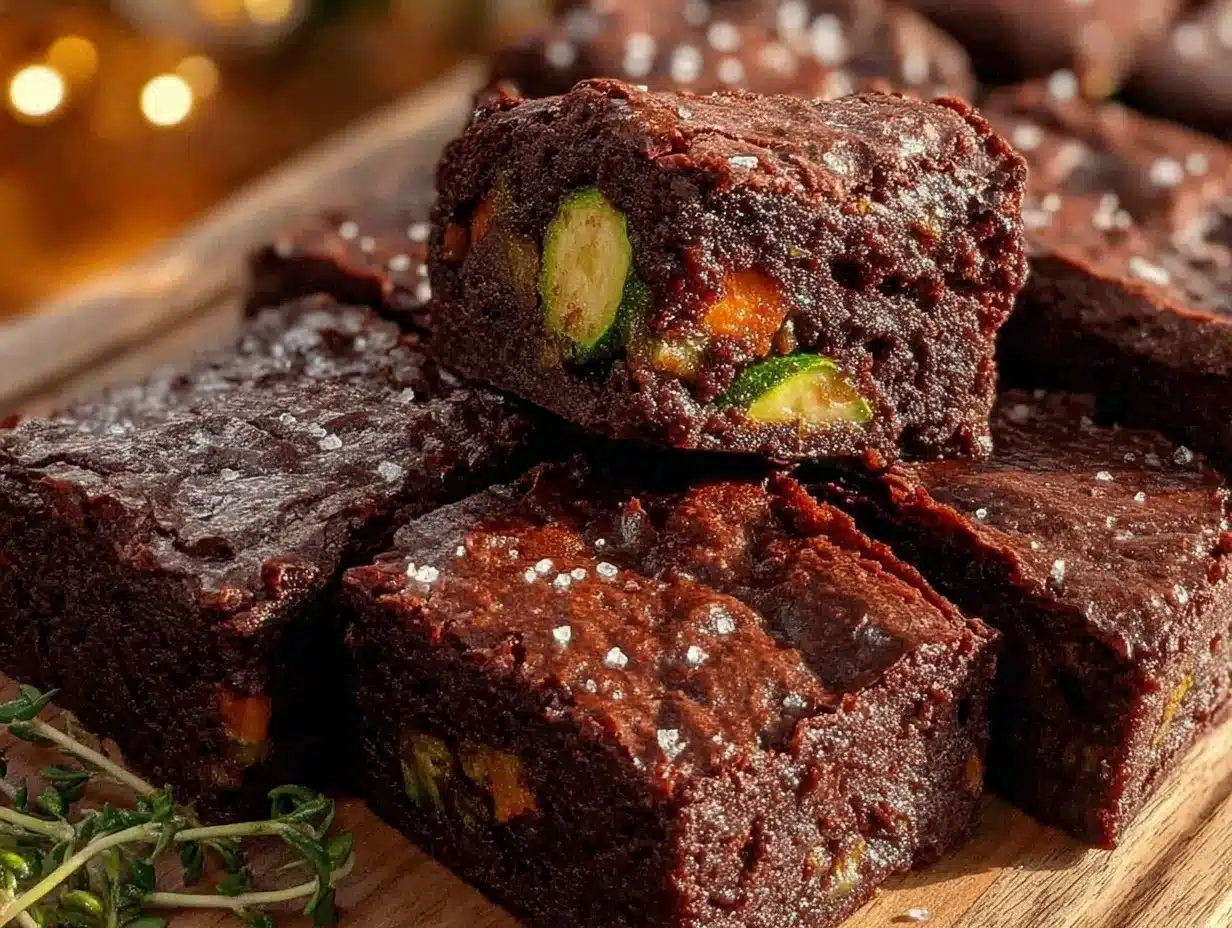 st patricks day roasted veggie brownies - featured image