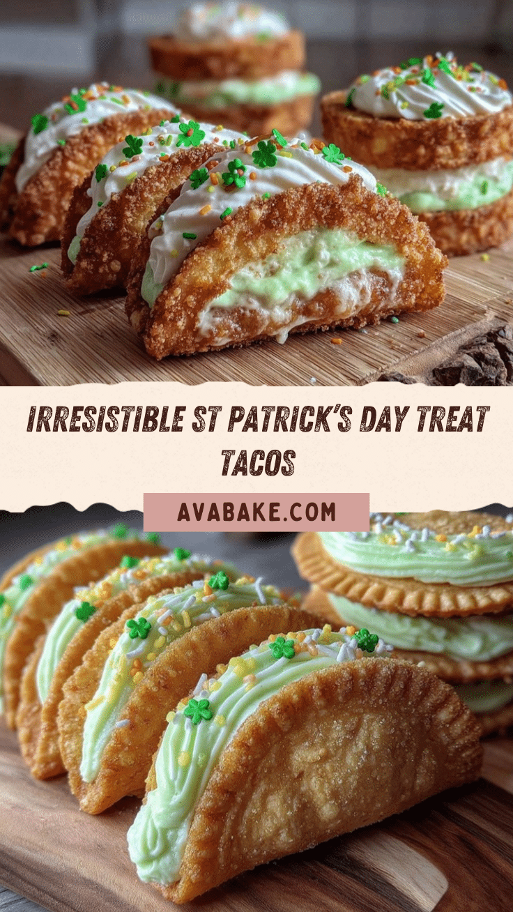 st patricks day treat tacos cookies recipe