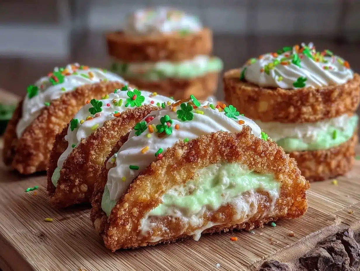 st patricks day treat tacos cookies - featured image
