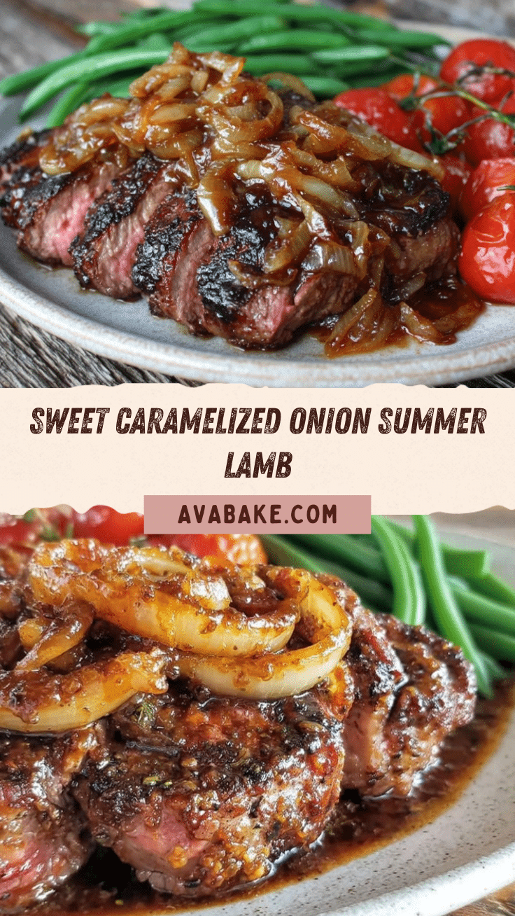 tender caramelized onion summer lamb recipe recipe