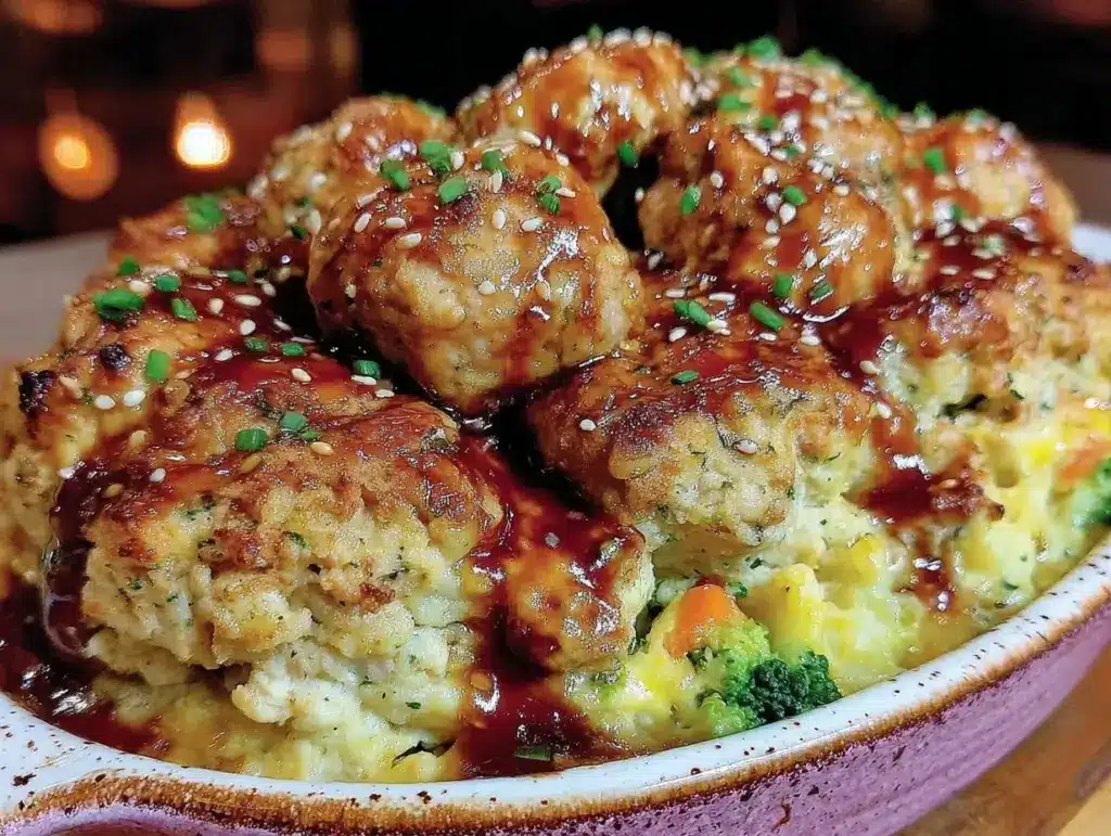 teriyaki-crusted turkey casserole - featured image