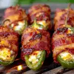 bacon-wrapped stuffed jalapeño poppers - featured image