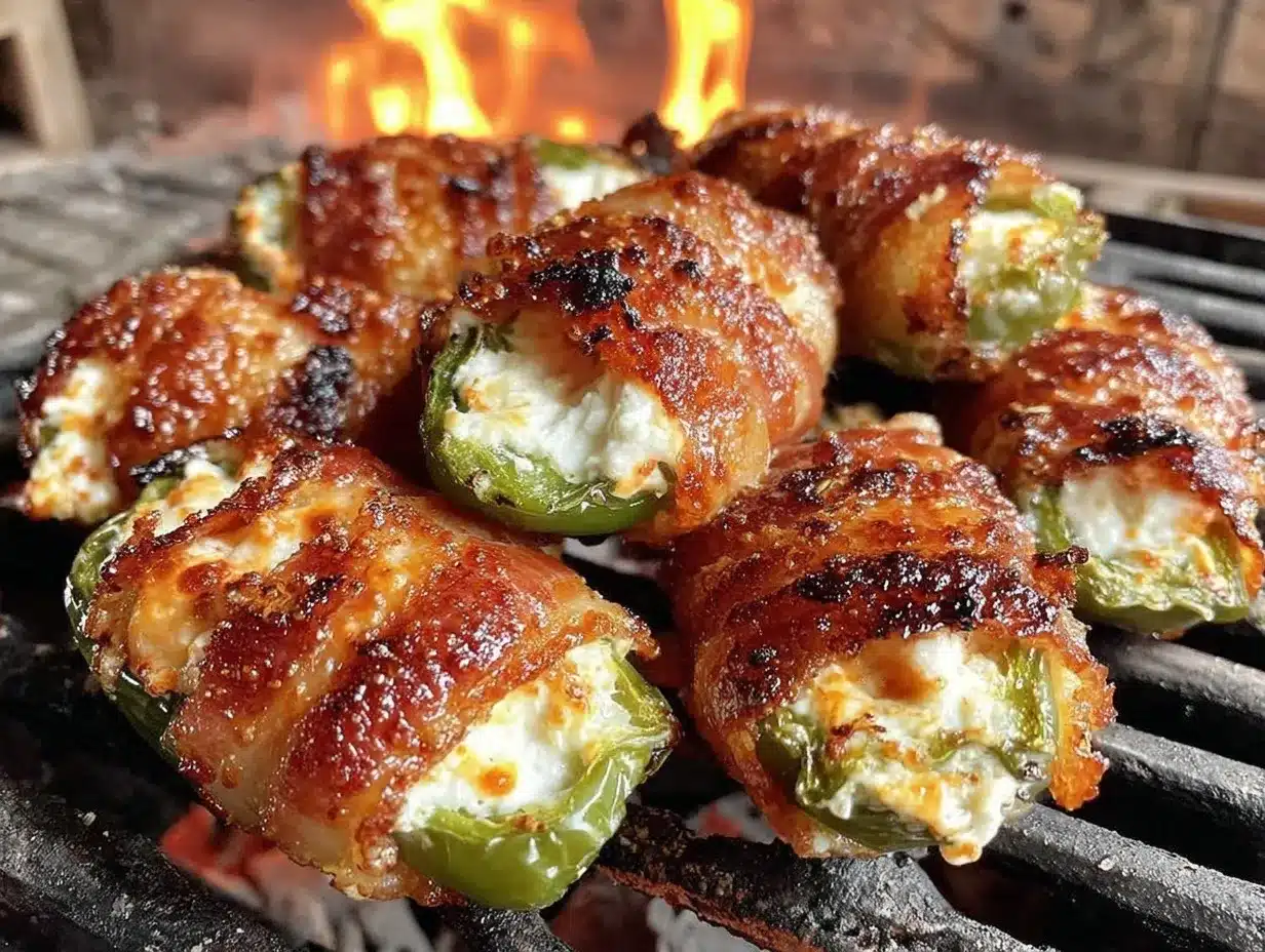 bacon-wrapped stuffed jalapeño poppers preparation steps