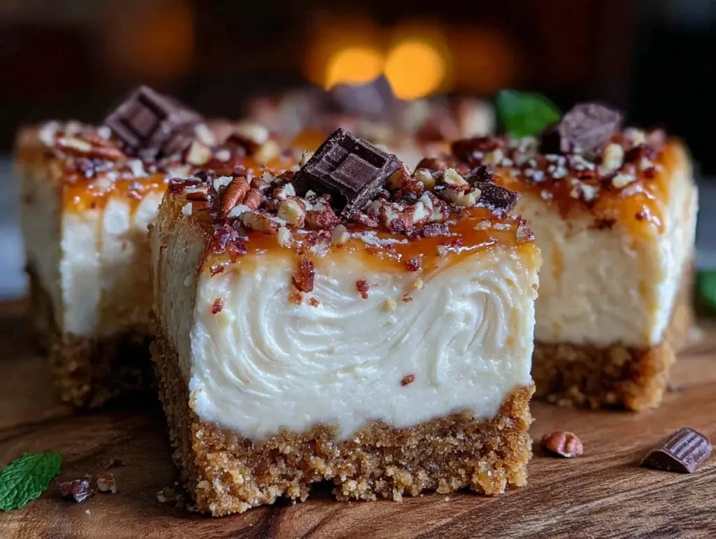 Baileys Irish Cream No Bake Cheesecake Bars - featured image