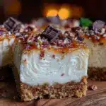 Baileys Irish Cream No Bake Cheesecake Bars - featured image