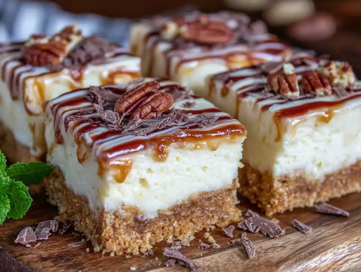 Baileys Irish Cream No Bake Cheesecake Bars preparation steps