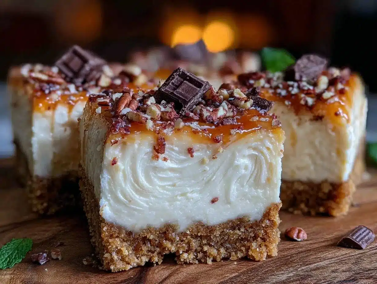 Baileys Irish Cream No Bake Cheesecake Bars - featured image