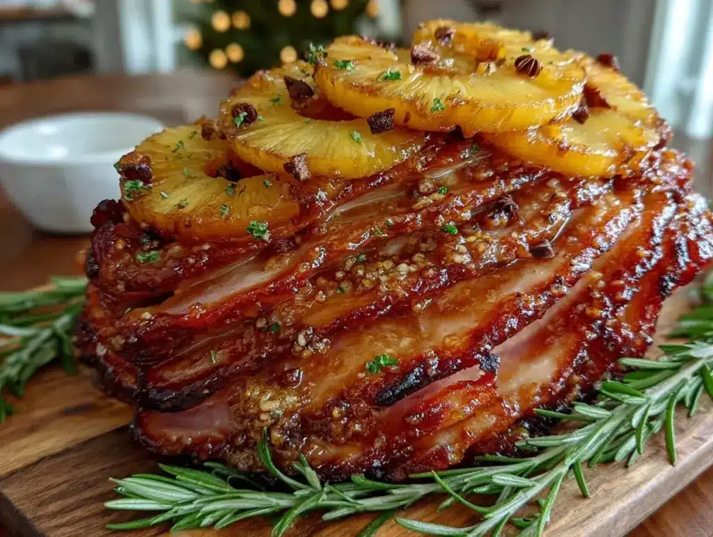 brown sugar glazed spiral ham - featured image